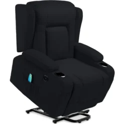Best Choice Products Electric Power Lift Linen Recliner Massage Chair Furniture W/ USB Port, Heat, Cupholders -Best Choice Products GUEST 000e49f0 0e26 4c95 9113 7787a0e62429