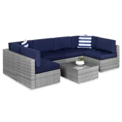 Best Choice Products 7-Piece Modular Outdoor Conversational Furniture Set, Wicker Sectional Sofas W/ Cover 22 Best Choice Products 7-Piece Modular Outdoor Conversational Furniture Set, Wicker Sectional Sofas W/ Cover -Best Choice Products GUEST 04de98a9 68a9 4556 b42e 784d0b57dae5
