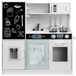 Best Choice Products Pretend Play Kitchen Wooden Toy Set For Kids W/ Telephone, Utensils, Oven, Microwave -Best Choice Products GUEST 05a3e9b1 e26f 4144 bb37 48502961e5ca