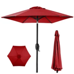 Best Choice Products 7.5ft Heavy-Duty Outdoor Market Patio Umbrella W/ Push Button Tilt, Easy Crank Lift -Best Choice Products GUEST 0a587196 230f 46d3 baba 6dfa49b91bbd