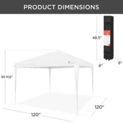 Best Choice Products 10x10ft Pop Up Canopy Outdoor Portable Adjustable Instant Gazebo Tent W/ Carrying Bag -Best Choice Products GUEST 0b310846 fa1b 4d87 bff6 54af4d3fe8d0