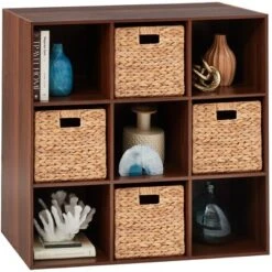 Best Choice Products 9-Cube Bookshelf, Display Storage Compartment Organizer W/ 3 Removable Back Panels -Best Choice Products GUEST 0fcefd21 a8af 4c05 9fde a4d6ca3efd29