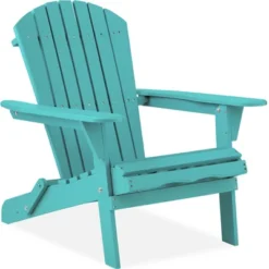 Best Choice Products Folding Adirondack Chair Outdoor, Wooden Accent Lounge Furniture W/ 350lb Capacity -Best Choice Products GUEST 11931e30 0d2a 4229 867b b0d8d2fdcfc5