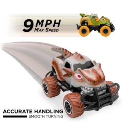 Best Choice Products Set Of 2 1/43 Scale 27MHz Toy Dinosaur RC Cars W/ 2 Controllers, 9mph Max Speed -Best Choice Products GUEST 12a6076a 1735 4977 9694 47aa5532fb78