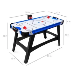 Best Choice Products 58in Mid-Size Air Hockey Table For Game Room W/ 2 Pucks, 2 Pushers, LED Score Board, 12V Motor -Best Choice Products GUEST 14b43001 1fc3 42b7 8efd 3fb3e1fcf480