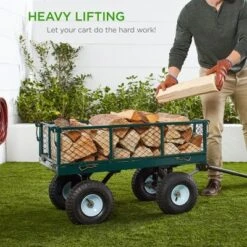 Best Choice Products Heavy-Duty Steel Garden Wagon Lawn Utility Cart W/ 400lb Capacity, Removable Sides, Handle 12 Best Choice Products Heavy-Duty Steel Garden Wagon Lawn Utility Cart W/ 400lb Capacity, Removable Sides, Handle -Best Choice Products GUEST 1ade9c24 e57b 4ba3 9c13 4c8f4408ad8d