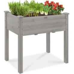 Best Choice Products 34x18x30in Raised Garden Bed, Elevated Wood Planter Box For Kids, Patio W/ Bed Liner -Best Choice Products GUEST 1c17d53b 6933 4450 95ef 54c6ec1c2d23