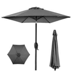 Best Choice Products 7.5ft Heavy-Duty Outdoor Market Patio Umbrella W/ Push Button Tilt, Easy Crank Lift -Best Choice Products GUEST 1d5e8a08 3dcc 47be 8665 05aac0f759a5