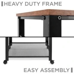 Best Choice Products 3-Tier Microwave Cart Rolling Utility Serving Cart Organizer W/ 2 Storage Shelves, 4 Hooks -Best Choice Products GUEST 1ea98592 5ce4 47e8 9ab1 47d54e4880c6