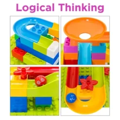 Best Choice Products 97-Piece Marble Maze Run Racetrack Puzzle Construction Game Set STEM Toy W/ 4 Balls 7 Best Choice Products 97-Piece Marble Maze Run Racetrack Puzzle Construction Game Set STEM Toy W/ 4 Balls -Best Choice Products GUEST 28f136e2 cfd7 4800 b96f 099a4222f375