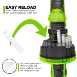 Best Choice Products Kids XL Foam Dart Alien Blaster Toy W/ 40 Glow-in-the-Dark Darts, Green -Best Choice Products GUEST 30ffd33d 864b 433f b96f c3cd5741227c