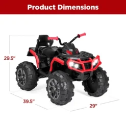 Best Choice Products 12V Kids Ride-On ATV Quad W/ Bluetooth, 3.7mph Max, Treaded Tires, LED Lights, Radio -Best Choice Products GUEST 338709fb e2b8 4613 89d1 20adc2b02f8c