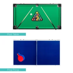 Best Choice Products 4-in-1 Multi Game Table, Childrens Arcade Set W/ Pool Billiards, Air Hockey, Foosball -Best Choice Products GUEST 3439fbb5 77bb 4086 b8a2 a28127ccbcb5