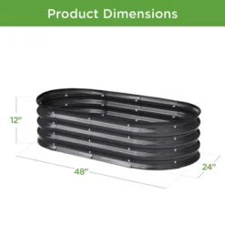 Best Choice Products 4x2x1ft Outdoor Raised Metal Oval Garden Bed, Planter Box For Vegetables, Flowers -Best Choice Products GUEST 366a3340 4db0 451e 985d ba9a7cc7bb16