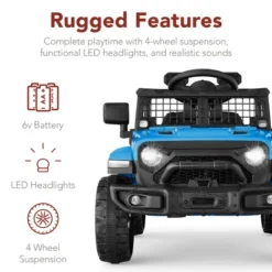 Best Choice Products 6V Kids Ride-On Truck Car W/ Parent Remote Control, 4-Wheel Suspension, LED Lights -Best Choice Products GUEST 389ec2e7 138e 48c8 a564 c292b241274d