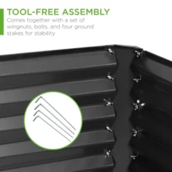 Best Choice Products 8x4x2ft Outdoor Metal Raised Garden Bed, Planter Box For Vegetables, Flowers, Herbs 12 Best Choice Products 8x4x2ft Outdoor Metal Raised Garden Bed, Planter Box For Vegetables, Flowers, Herbs -Best Choice Products GUEST 3bb37e75 4440 4471 a797 16ab999248d4