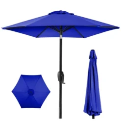 Best Choice Products 7.5ft Heavy-Duty Outdoor Market Patio Umbrella W/ Push Button Tilt, Easy Crank Lift -Best Choice Products GUEST 474e6984 16ac 42ce b8f3 37b061eb45e0