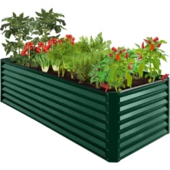 Best Choice Products 8x4x2ft Outdoor Metal Raised Garden Bed, Planter Box For Vegetables, Flowers, Herbs 19 Best Choice Products 8x4x2ft Outdoor Metal Raised Garden Bed, Planter Box For Vegetables, Flowers, Herbs -Best Choice Products GUEST 4790fceb b62c 410d 9b31 d507c2d9a019