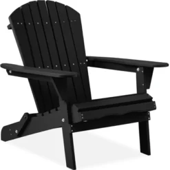 Best Choice Products Folding Adirondack Chair Outdoor, Wooden Accent Lounge Furniture W/ 350lb Capacity -Best Choice Products GUEST 489ca144 209c 4053 8738 b1df57c02619