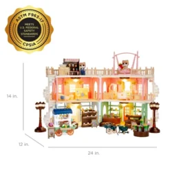 Best Choice Products Deluxe Cottage Dollhouse Mansion Pretend Toy Playset W/ 225 Accessories And Tiny Critters For Kids -Best Choice Products GUEST 48a17bc0 e5f8 4ccd 8fd9 cf011eeed95a