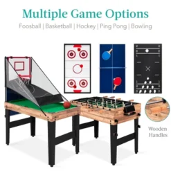 Best Choice Products 13-in-1 Combo Game Table Set W/ Ping Pong, Foosball, Basketball, Air Hockey, Archery -Best Choice Products GUEST 48e057f9 276f 4cfe b4e0 6177e97aeaa5