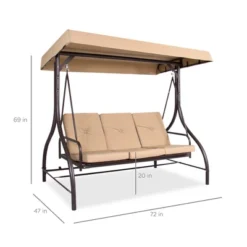 Best Choice Products 3-Seat Outdoor Converting Canopy Swing Glider Patio Hammock W/ Removable Cushions 16 Best Choice Products 3-Seat Outdoor Converting Canopy Swing Glider Patio Hammock W/ Removable Cushions -Best Choice Products GUEST 507cd149 7591 4fc6 8376 af03a4a2f6c1