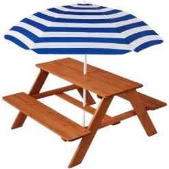 Best Choice Products Kids Wooden Picnic Table, Outdoor Activity Table W/ Adjustable Umbrella, Built-In Seats -Best Choice Products GUEST 53f04b4c a4e1 43f8 a3c8 c5ada0971cbd