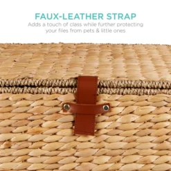 Best Choice Products Hyacinth Rolling Filing Cabinet Mobile Organizer Storage Basket W/ Lid, Locking Wheels -Best Choice Products GUEST 590ddd4c 6f4b 4916 9f74 2e27ad85a8f2