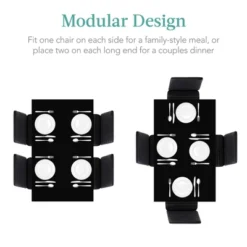 Best Choice Products 5-Piece Kitchen Dining Table Set W/ Glass Tabletop, 4 Faux Leather Chairs -Best Choice Products GUEST 5c9e8a78 454a 416f b084 95d44a059ad1