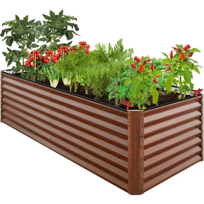 Best Choice Products 8x4x2ft Outdoor Metal Raised Garden Bed, Planter Box For Vegetables, Flowers, Herbs 8 Best Choice Products 8x4x2ft Outdoor Metal Raised Garden Bed, Planter Box For Vegetables, Flowers, Herbs - Image 8