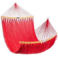 Best Choice Products 2-Person Woven Polyester Outdoor Caribbean Hammock W/ Curved Bamboo Spreader Bar -Best Choice Products GUEST 63507a6b 1b82 484c 86b8 dd756d928b8c
