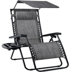 Best Choice Products Folding Zero Gravity Recliner Patio Lounge Chair W/ Canopy Shade, Headrest, Tray 32 Best Choice Products Folding Zero Gravity Recliner Patio Lounge Chair W/ Canopy Shade, Headrest, Tray -Best Choice Products GUEST 64319de2 4d97 46ce b6db 63a82879d423