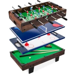 Best Choice Products 4-in-1 Multi Game Table, Childrens Arcade Set W/ Pool Billiards, Air Hockey, Foosball -Best Choice Products GUEST 6625c4eb eddf 440c 9e94 08af4619e14e