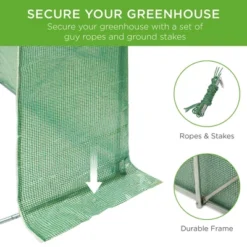Best Choice Products 15x7x7ft Walk-In Greenhouse Tunnel, Garden Accessory Tent W/ 8 Roll-Up Windows, Zippered Door -Best Choice Products GUEST 6b45b2b6 0570 4a45 93e5 f3834253ebfa