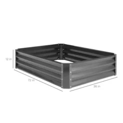 Best Choice Products 6x3x1ft Outdoor Metal Raised Garden Bed For Vegetables, Flowers, Herbs, Plants 15 Best Choice Products 6x3x1ft Outdoor Metal Raised Garden Bed For Vegetables, Flowers, Herbs, Plants -Best Choice Products GUEST 6b65ac6c cc92 4b61 a4ae 2a5e1695fd02
