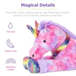 Best Choice Products 52in Kids Extra Large Plush Unicorn, Life-Size Stuffed Animal Toy W/ Rainbow Details -Best Choice Products GUEST 6dc1d341 b58c 494e a04b 2567fa7460a7