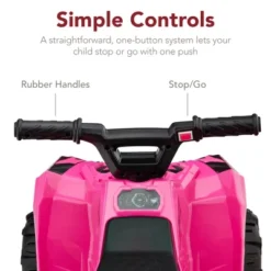 Best Choice Products 6V Kids Ride-On 4-Wheeler Quad ATV Car W/ 1.8mph Max Speed, Treaded Tires -Best Choice Products GUEST 6de189b3 6058 4526 9798 f946ce9adc6b