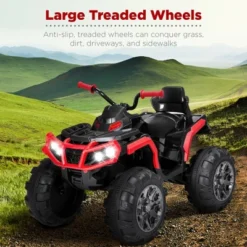 Best Choice Products 12V Kids Ride-On ATV Quad W/ Bluetooth, 3.7mph Max, Treaded Tires, LED Lights, Radio -Best Choice Products GUEST 6ea9cabf a1e3 44e8 83d6 e2f6b76e0cbc