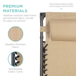 Best Choice Products Folding Zero Gravity Recliner Patio Lounge Chair W/ Canopy Shade, Headrest, Tray 22 Best Choice Products Folding Zero Gravity Recliner Patio Lounge Chair W/ Canopy Shade, Headrest, Tray -Best Choice Products GUEST 709ff4d3 ac30 4f4e b258 1f342c21b19c