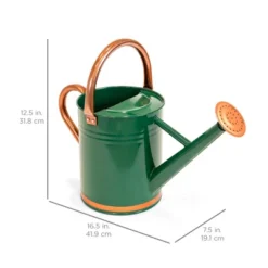 Best Choice Products 1-Gallon Galvanized Steel Watering Can For Gardening W/ O-Ring, Top Handle, Copper Accents -Best Choice Products GUEST 7494d74d 12a5 4187 86d2 fa5408f50cd3