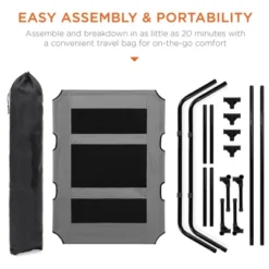 Best Choice Products 48in Elevated Cooling Dog Bed, Outdoor Raised Mesh Pet Cot W/ Removable Canopy, Carrying Bag -Best Choice Products GUEST 7ba92a5e 66d0 4eb0 b404 243bef7f4807