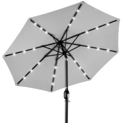 Best Choice Products 10ft Solar LED Lighted Patio Umbrella W/ Tilt Adjustment, UV-Resistant Fabric -Best Choice Products GUEST 8124beaf 49b2 4cfe 97c2 e924f9a81900