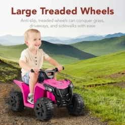 Best Choice Products 6V Kids Ride-On 4-Wheeler Quad ATV Car W/ 1.8mph Max Speed, Treaded Tires -Best Choice Products GUEST 852cdd98 73f6 4a1d 83c9 b57103e4e912
