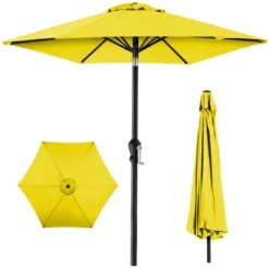 Best Choice Products 10ft Outdoor Steel Market Patio Umbrella W/ Crank, Tilt Push Button, 6 Ribs -Best Choice Products GUEST 895b76a5 620b 4a8a 91b1 ec25a5a2a163