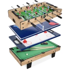 Best Choice Products 4-in-1 Multi Game Table, Childrens Arcade Set W/ Pool Billiards, Air Hockey, Foosball -Best Choice Products GUEST 8df1587d e6e1 4a77 bef9 03dcdc60e9cc