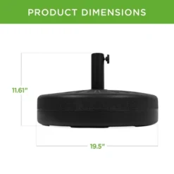 Best Choice Products Fillable Plastic Patio Umbrella Base Stand, Pole Holder W/ Adjustment Knob -Best Choice Products GUEST 8fc79de2 006b 4922 b625 aa0f7d29842d