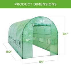 Best Choice Products 15x7x7ft Walk-In Greenhouse Tunnel, Garden Accessory Tent W/ 8 Roll-Up Windows, Zippered Door -Best Choice Products GUEST 92e25254 069a 417a 837f aecea901354a