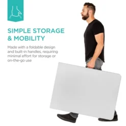 Best Choice Products 6ft Plastic Folding Table, Indoor Outdoor Heavy Duty Portable W/ Handle, Lock For Picnic -Best Choice Products GUEST 93b0571f 27ef 42c3 bd05 7541055d7e29