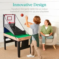 Best Choice Products 13-in-1 Combo Game Table Set W/ Ping Pong, Foosball, Basketball, Air Hockey, Archery -Best Choice Products GUEST 9e3c567f 842f 4c83 870b b7a0860245d7