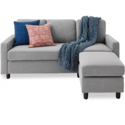 Best Choice Products Upholstered Sectional Sofa Couch W/ Chaise Lounge, 3-Seat Design, Ottoman Bench -Best Choice Products GUEST a2dbb9d7 f9d6 47de b4af aa38e2147890